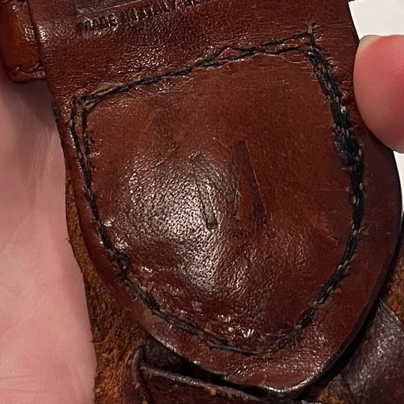 HAROLD’S Vintage Woven Leather Belt Made in Italy Size Medium - Picture 6 of 7